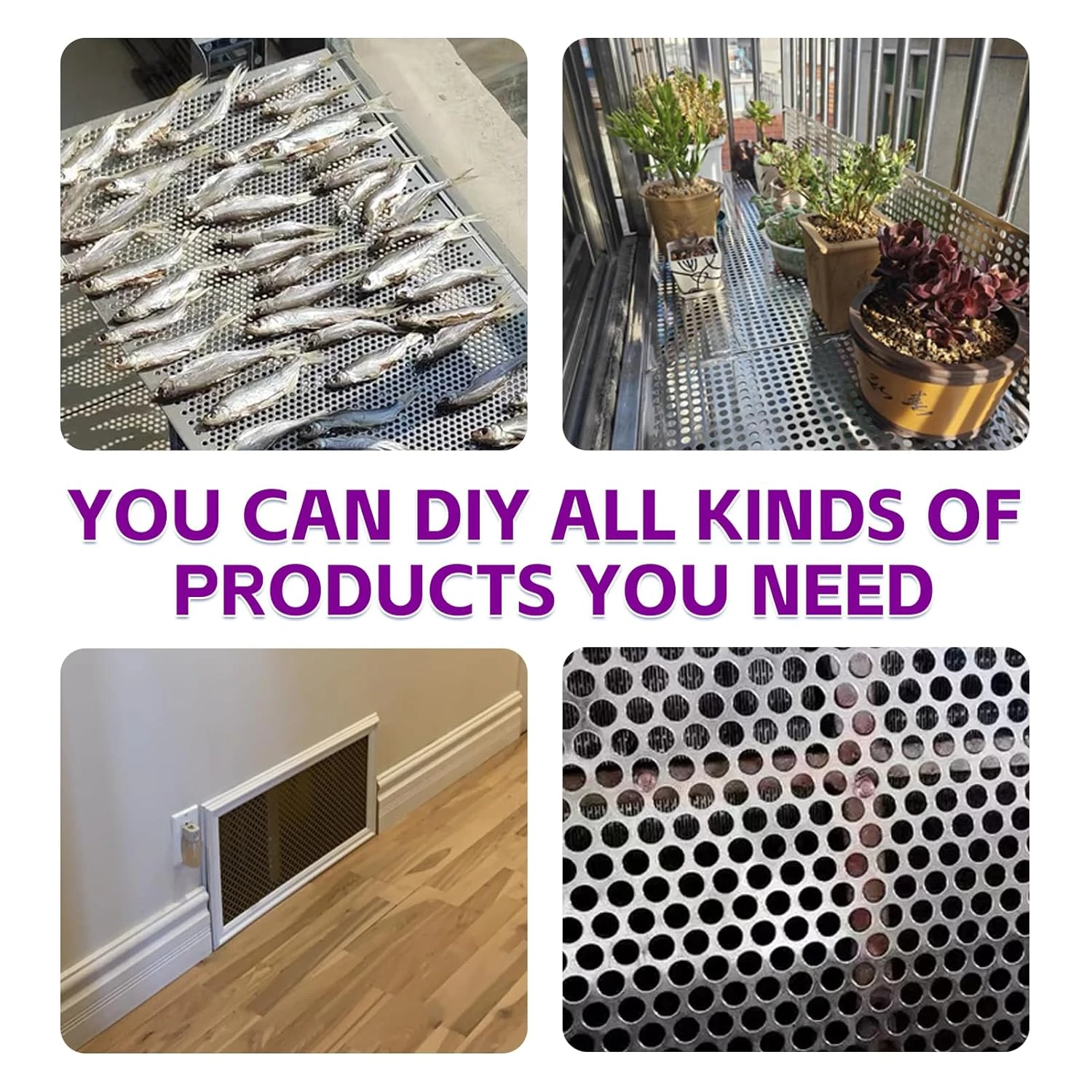 This Perforated Stainless Steel Sheet is a good choice for a wide range of applications. In architectural decoration, it can be used for decorative panels, stair railings, and privacy screens.