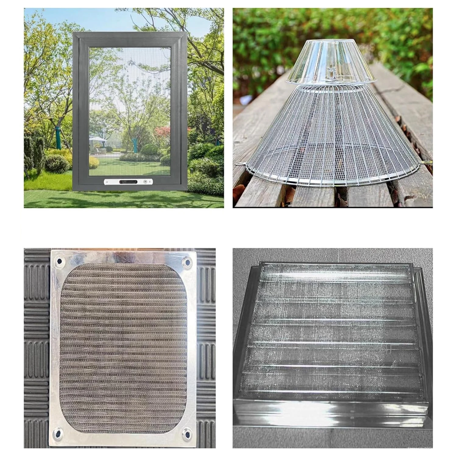 Stainless steel wire mesh can be used for door window screens,security mesh, filter mesh, garden mesh, fireplace screen mesh, ventilation ducts, and can also isolate dust and small organisms etc.