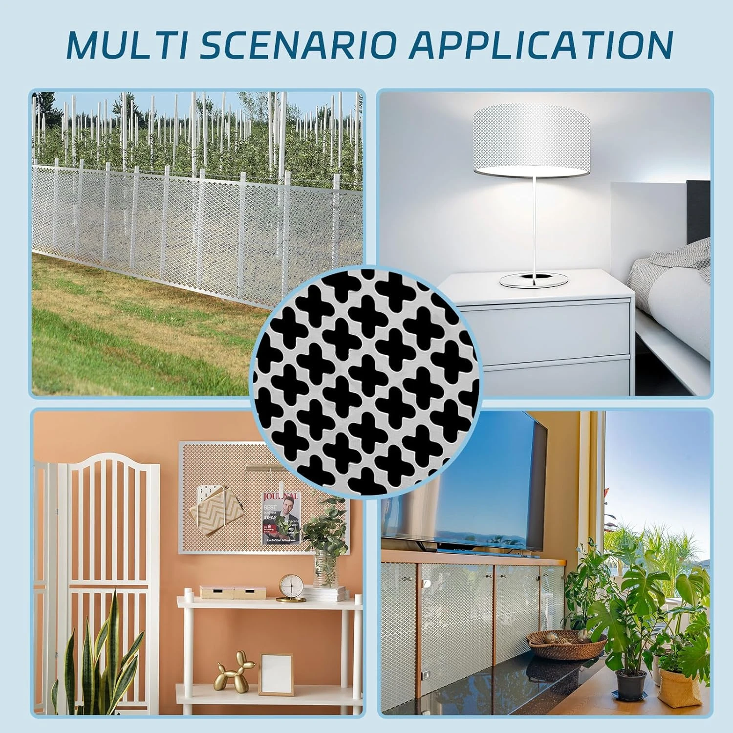 this perforated aluminum sheet can be attached to other materials using sheet metal screws or rivets, suitable for creating jewelry storage boxes, creating lampshades, making vases, candlesticks, etc.